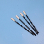 TX746 Low Particle Out Black Handle Sponge Foam Tip Cleanroom Swab For Printer Cleaning