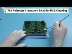 Mão longa 6.6 polegadas PP Green Stick Poliéster Swab de ponta Eletrônica limpa