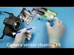 Kit de limpeza de lentes de câmera Reutilizavel Sensor não tóxico Swab Set para remoção fácil de poeira