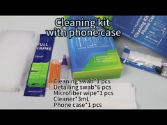 Kit de limpeza de telemóveis com caixa para telemóveis