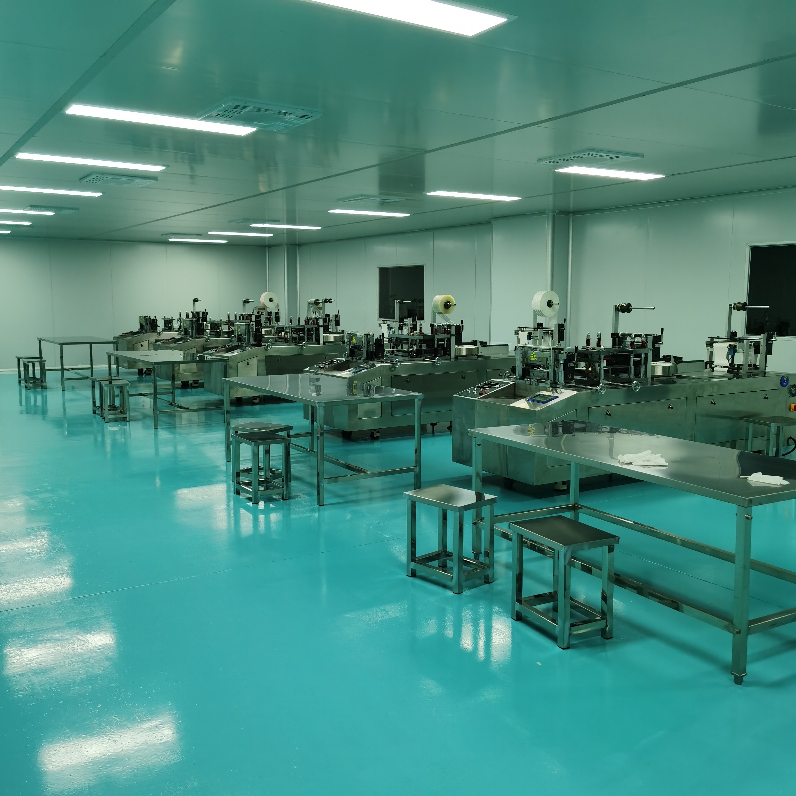 suzhou jintai antistatic products co.ltd linha de produção da fábrica