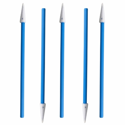 Esponja aberta Mini Pointed Head Foam Swabs da pilha para a sala de limpeza