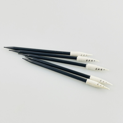 A ponta Pointy espiral da espuma limpa o preto para a impressora Electronic Cleaning