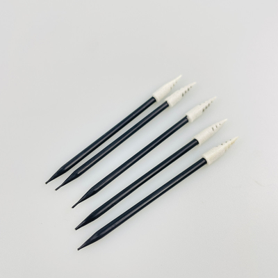 A ponta Pointy espiral da espuma limpa o preto para a impressora Electronic Cleaning