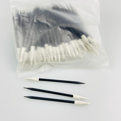 A ponta Pointy espiral da espuma limpa o preto para a impressora Electronic Cleaning