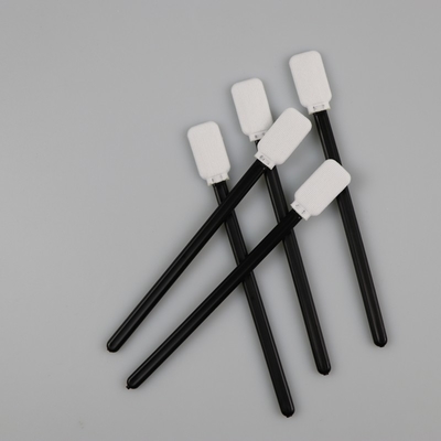 2 camadas esquadram a impressora Cleaning Polyester Swabs do grande formato com o punho preto