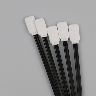 2 camadas esquadram a impressora Cleaning Polyester Swabs do grande formato com o punho preto