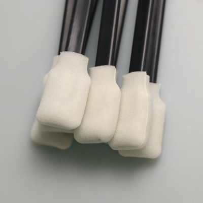 Impressora principal Cleaning Foam Swabs do formato da esponja quadrada lisa com punho preto