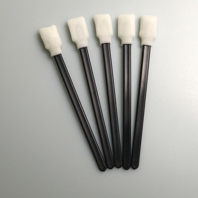 Impressora principal Cleaning Foam Swabs do formato da esponja quadrada lisa com punho preto