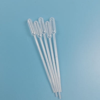Uso descartável do laboratório da pipeta de Pasteur de transferência da coleção de espécime