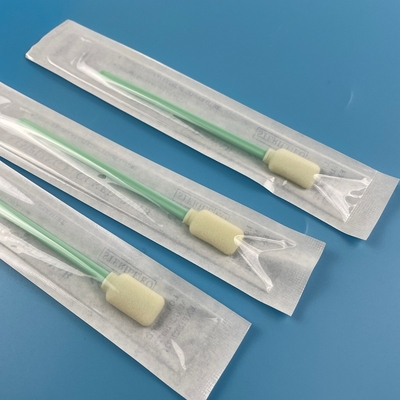 A ponta estéril médica da espuma da cabeça redonda do retângulo limpa o bloco individual