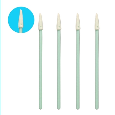 Pequena ponta de esponja PP Stick Slot Groove Swab de limpeza 76mm