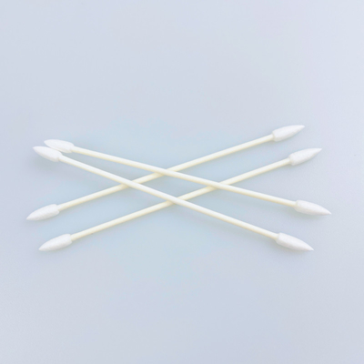 Cotonete derrubado Pointy dobro de 3MM com vara de papel algodão refinado