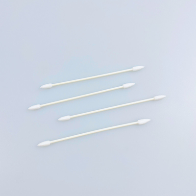 Cotonete derrubado Pointy dobro de 3MM com vara de papel algodão refinado