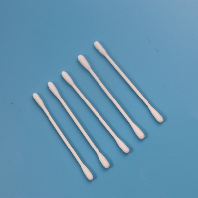 Cabeça redonda grande de limpeza industrial do cotonete de algodão da vara de papel biodegradável