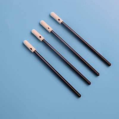 Cotonete redondo 3.2mm da espuma de Mini Head Black Handle Sponge sem fiapos