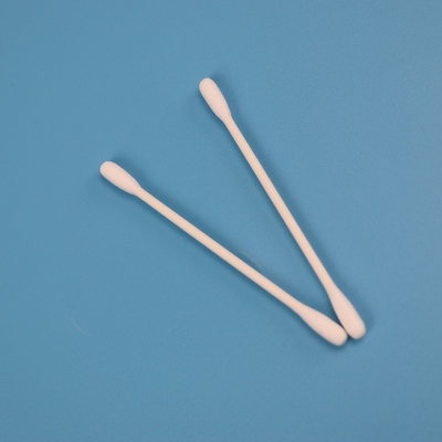 Qtips principais redondos grandes do cotonete de algodão da sala de limpeza de 4.5mm biodegradáveis