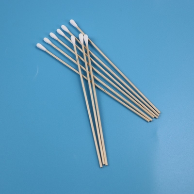 6" algodão de madeira longo amigável Bud Swab For Daily Use da vara de Eco