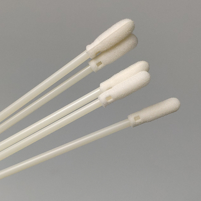 10 cotonetes de limpeza da ponta da espuma do plutônio dos sacos MOQ com vara preta
