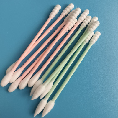o cotonete de algodão cosmético da vara 50pcs/Bag de papel Eco-amigável brota para a aplicação da composição