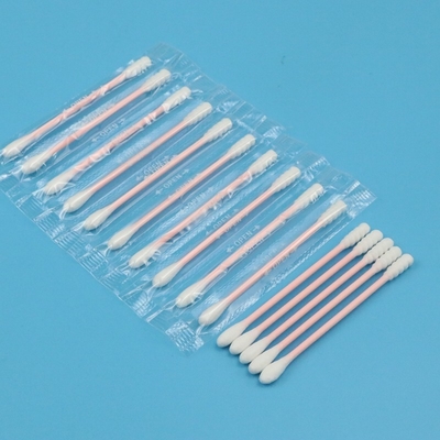 o cotonete de algodão cosmético da vara 50pcs/Bag de papel Eco-amigável brota para a aplicação da composição