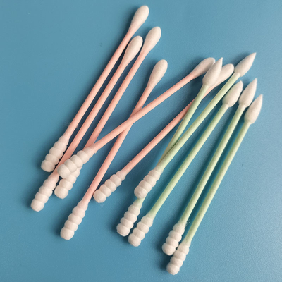 algodão de papel verde biodegradável Bud Swab For Makeup Removing dos Qtips da vara 50pcs/Bag