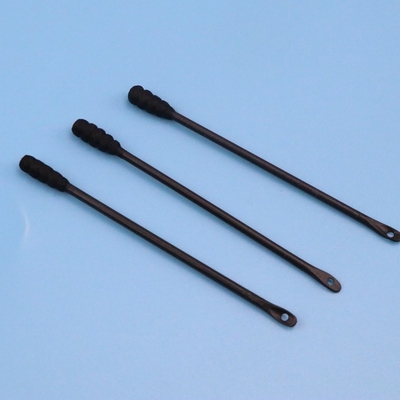 algodão de limpeza Bud Swab For Daily Use da acne dos Qtips do preto de 50pcs Eco-Frinedly