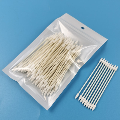 o dobro de papel amigável da vara de 3mm Eco apontou o cotonete de algodão cosmético dos Qtips para a remoção da composição