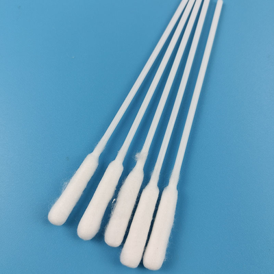 Algodão higiênico longo branco biodegradável Bud Swab do cotonete de algodão do cilindro para o cosmético