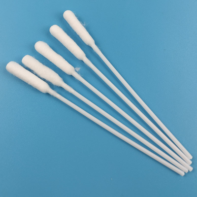 Algodão higiênico longo branco biodegradável Bud Swab do cotonete de algodão do cilindro para o cosmético