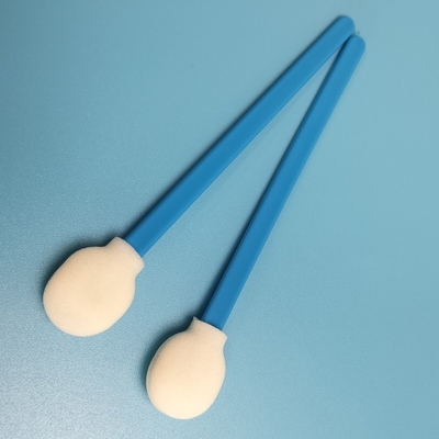 Lint Free Industrial Swab de Limpeza Blue Stick Round Swabs de espuma de esponja para sala limpa