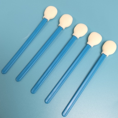 Lint Free Industrial Swab de Limpeza Blue Stick Round Swabs de espuma de esponja para sala limpa