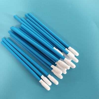 TX743 Lint Free Factory Cleaning Micro Round Dacron Polyester Swab Para Sala Limpa