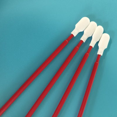 TX761 Não-abrasivo Vermelho PP Stick Paddle Head Poliéster Swabs PCB Swab de limpeza para sala limpa