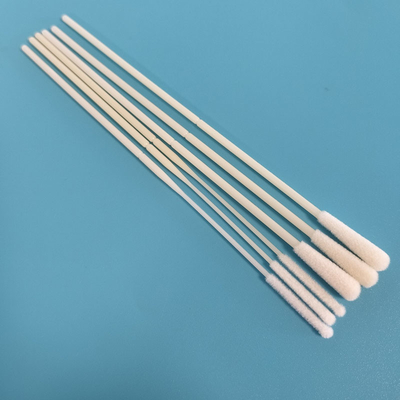 ABS Stick Flocked Nylon Nasal Swab Coleção de amostras Swab com ponto de ruptura embalado individualmente