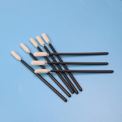 TX746 Low Particle Out Black Handle Sponge Foam Tip Cleanroom Swab para limpeza de impressora