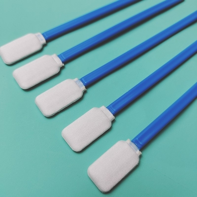 714 Lint Free Flat Square Dacron Cleaning Stick Car Cleaning Swab de poliéster para sala limpa