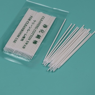 Biodegradável 1 mm Micro Qtips pontiagudos de fibra óptica limpeza de algodão Bud Swab