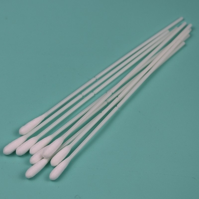 150 mm ABS Stick Cotton Bud Swab Coleção de Especimens Orais Swab com Ponto de Quebra