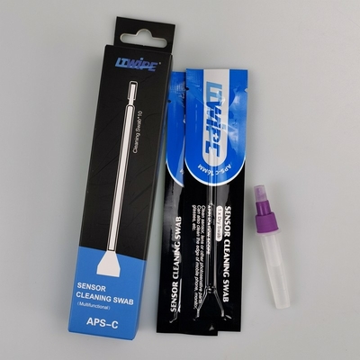 Lint Free Soft Sensor Cleaning Swabs for Camera Absorbent Microfiber V Shape Individual Pack embalado