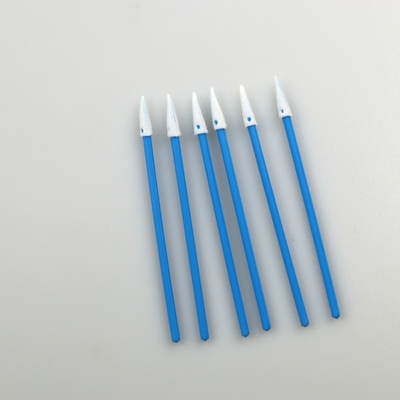 Cabeça de esponja pontiaguda afiada de 76 mm Esfregaços de espuma Manoplas azul para limpeza de precisão