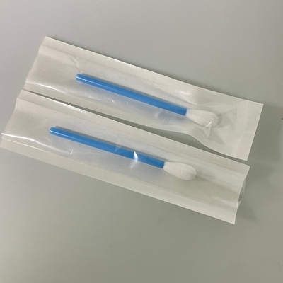 Esfregão de algodão azul oco para limpeza de instrumentos médicos