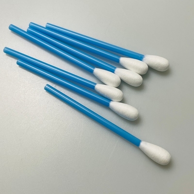 Esfregão de algodão azul oco para limpeza de instrumentos médicos