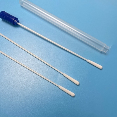 Swab estéril descartável de nylon floculado 150mm para meio de transporte viral