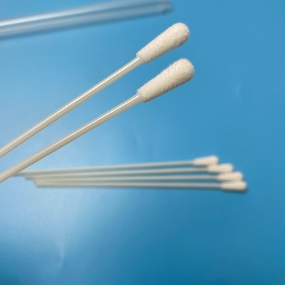 145 mm de comprimento OEM Swab estéril descartável sem ponto de ruptura Swab de coleta de cabeça de 6 mm