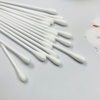 6 polegadas Swab de algodão de ponta descartável Swab de amostragem médica com manilha de PP sólido