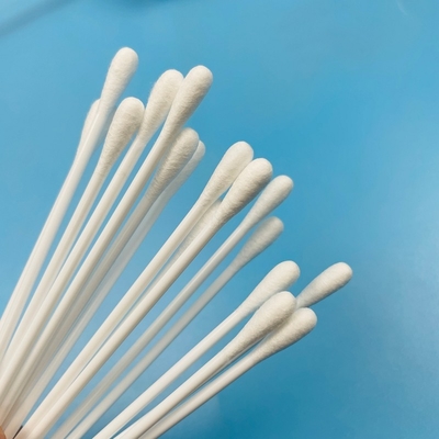 6 polegadas Swab de algodão de ponta descartável Swab de amostragem médica com manilha de PP sólido