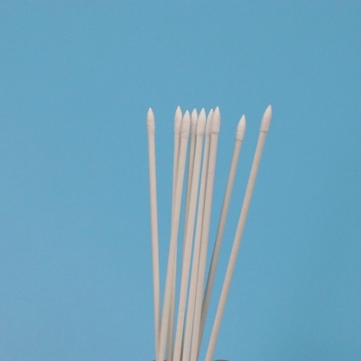 BB-013 Biodegradable Paper Stick Mini Pointed Cleanroom Q Tips Limpeza Industrial Algodão Bud Swab Huby Stick