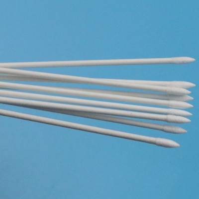 BB-013 Biodegradable Paper Stick Mini Pointed Cleanroom Q Tips Limpeza Industrial Algodão Bud Swab Huby Stick