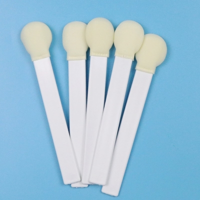 145 mm Bastão de PP Branco 30 mm Cabeça Grande Redonda Bastão de Esponja de Espuma Médica Swab Applicator